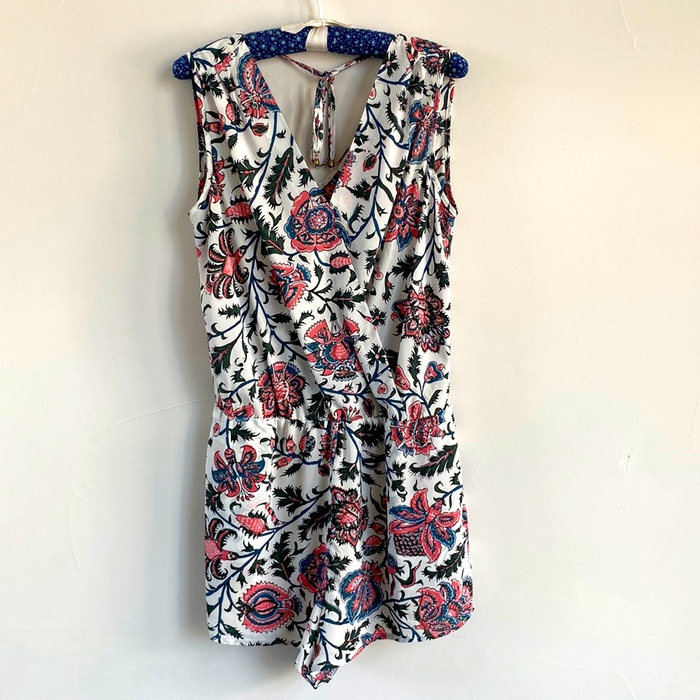 Floral Sleeveless Romper